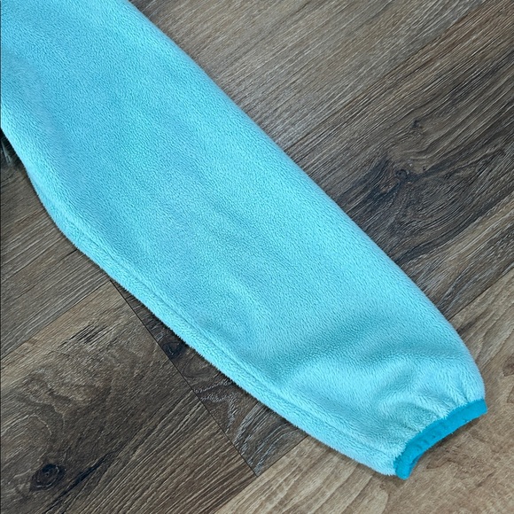 Columbia Light Blue/Turquoise Zip Fleece Jacket Girls XS 6/6X - Picture 13 of 15